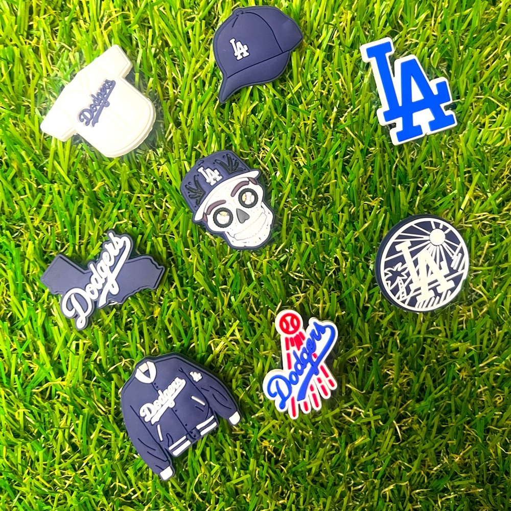 LA Dodgers Crocs charms